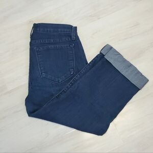 Not Your Daughter's Jeans Lift Tuck Technology Dark Wash Capris Cropped Jeans